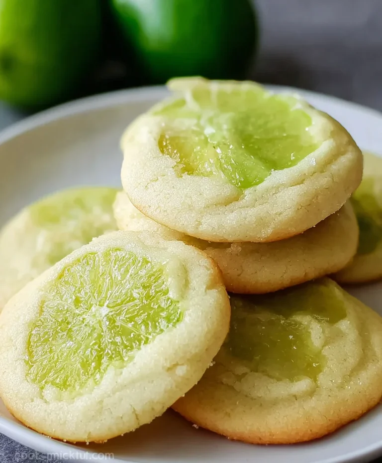 Zesty Lime Sugar Cookies – Easy-Delicious-Homemade Recipe