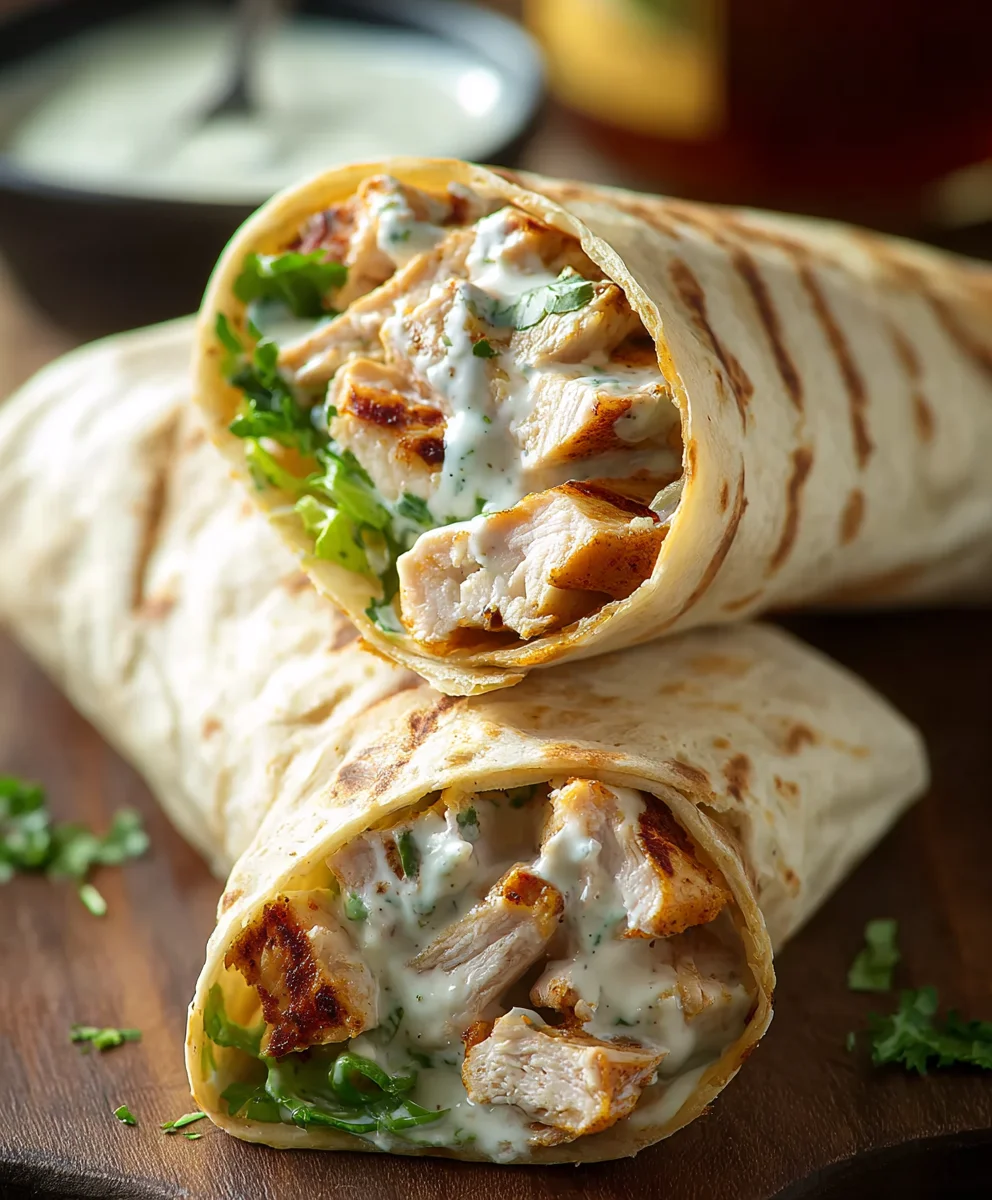 Easy Chicken Ranch Wraps Recipe-Quick Weeknight Meal