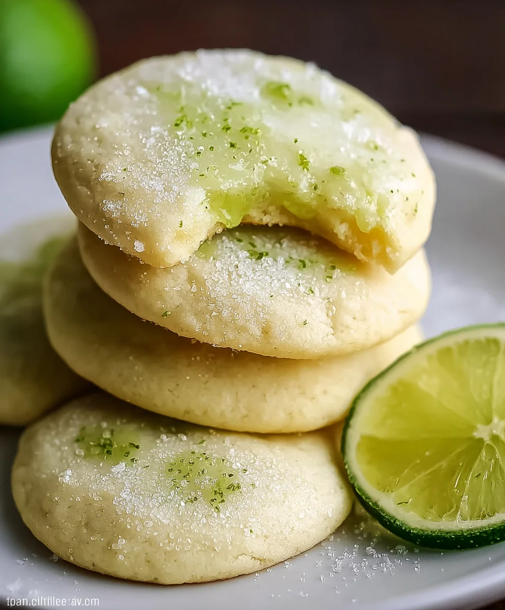 Zesty Lime Sugar Cookies - Easy-Delicious-Homemade Recipe