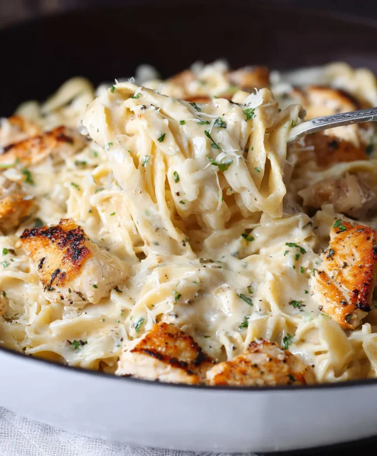 Easy Chicken Garlic Parmesan Pasta Recipe