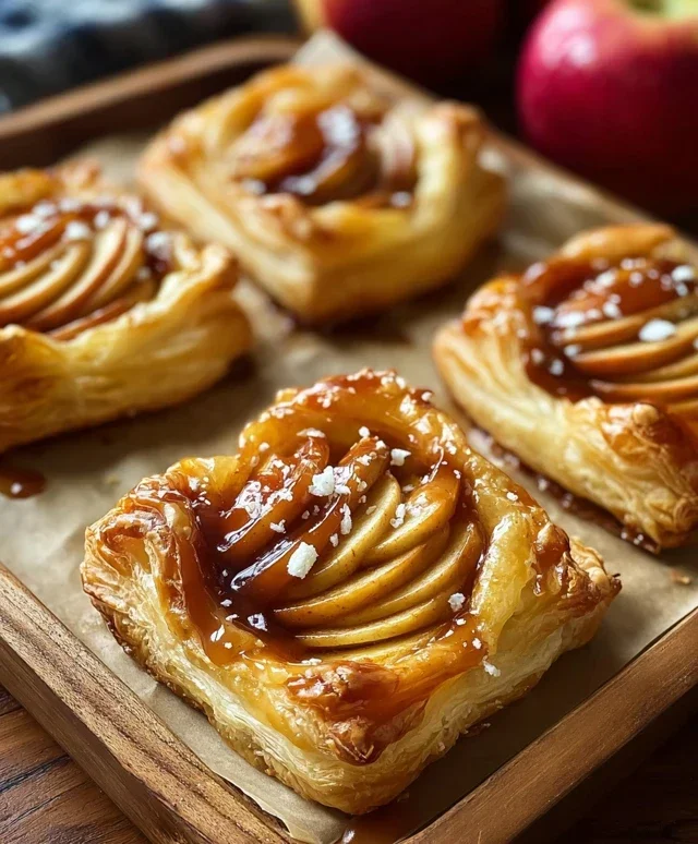 Caramel Apple Puff Pastries