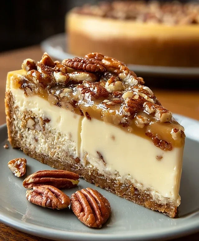 Butter Pecan Cheesecake