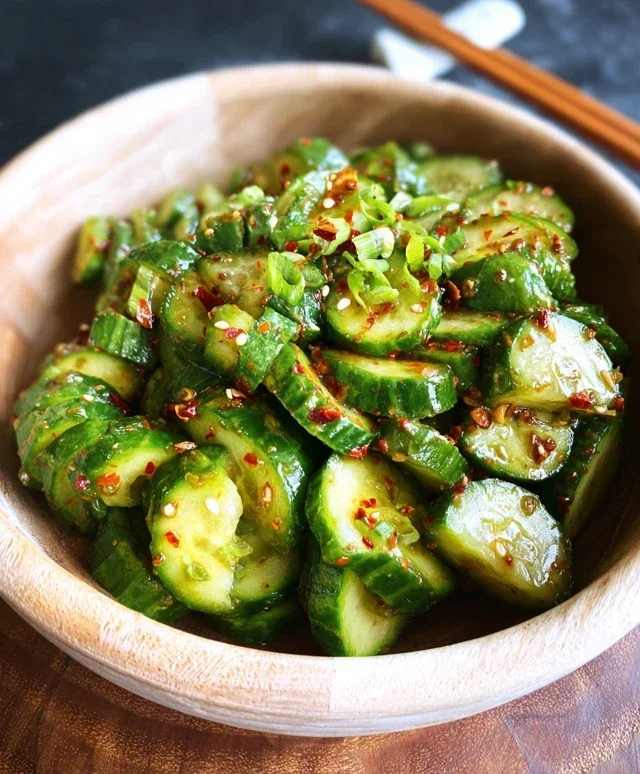 Spicy Asian Cucumber Salad