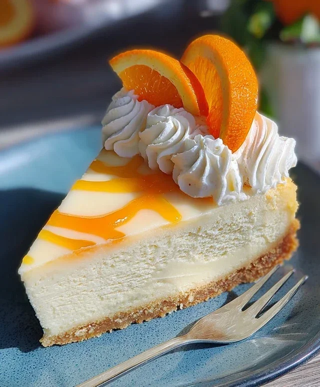 Orange Creamsicle Cheesecake