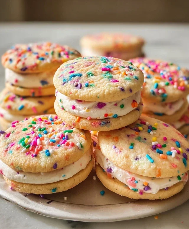 Funfetti Sandwich Cookies