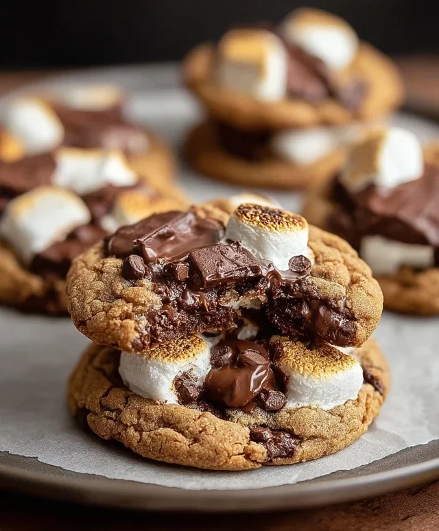 Hershey's Chocolate S'mores Cookies