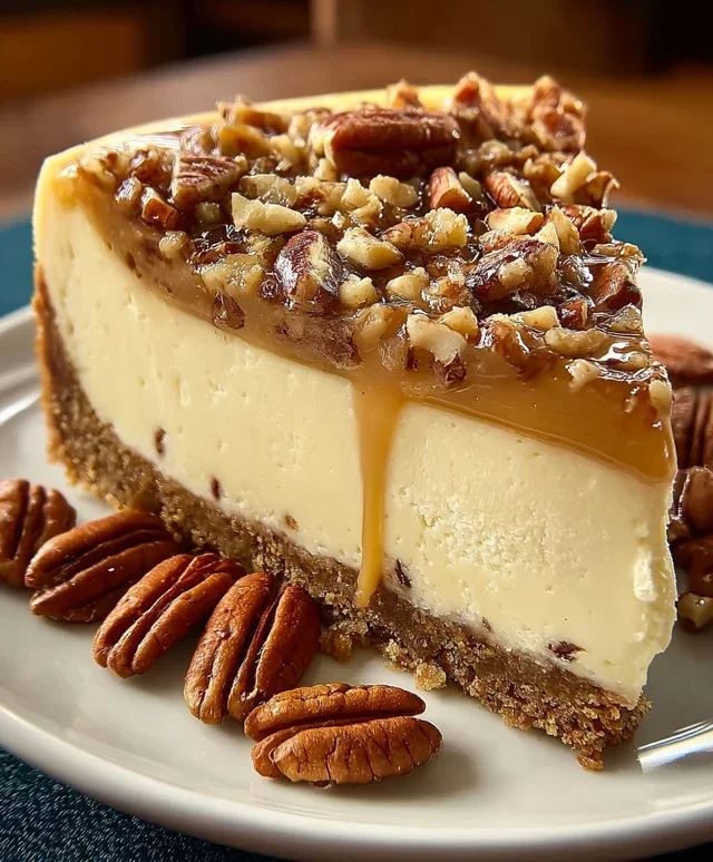 Butter Pecan Cheesecake