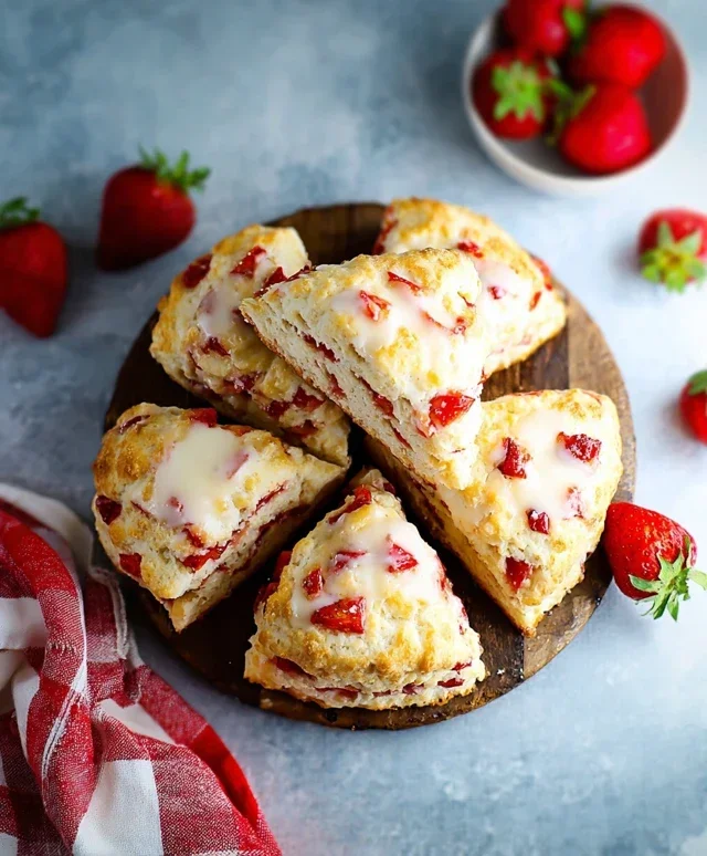 Strawberry Scones