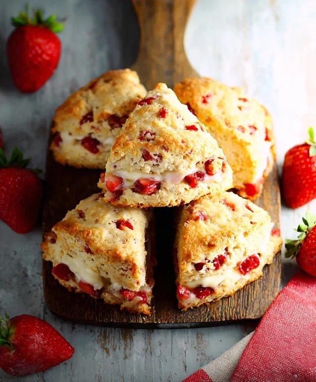 Strawberry Scones