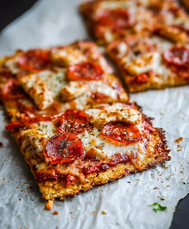 Chicken Crust Pizza (Easy Low Carb Recipe)