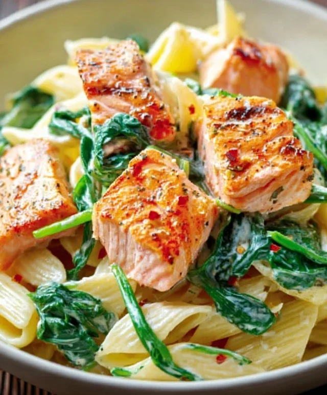 Salmon Spinach Pasta Dish: A Delicious and Nutritious Recipe to Try Today