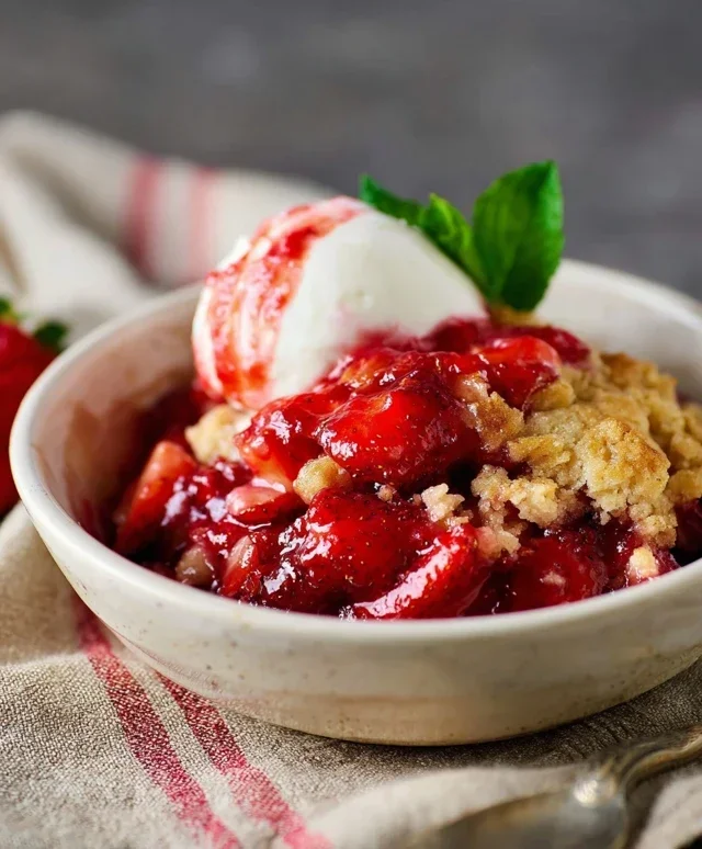 Strawberry Cobbler