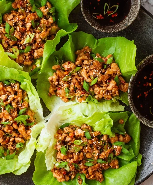 Crunchy PF Chang's Lettuce Wraps