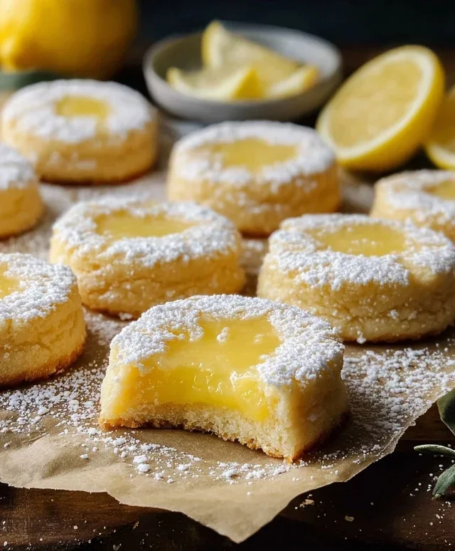 Lemon Bar Butter Cookies