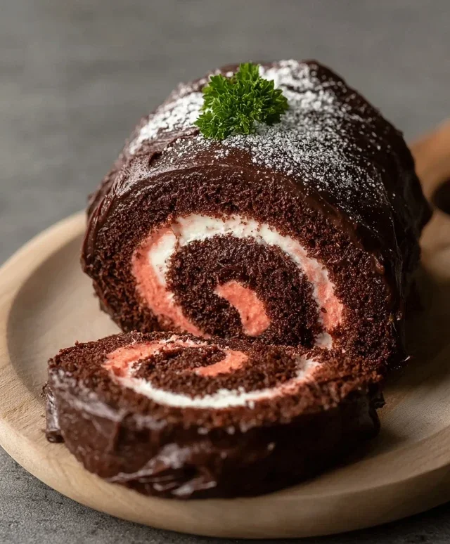 Easy Chocolate Swiss Roll