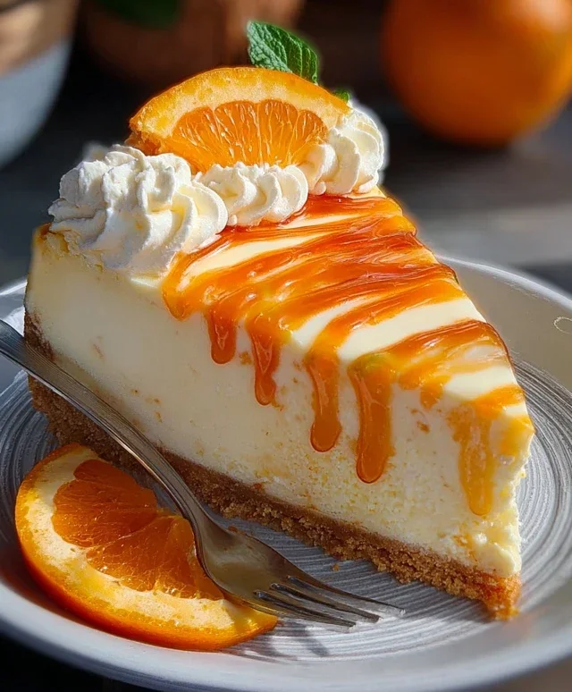 Orange Creamsicle Cheesecake