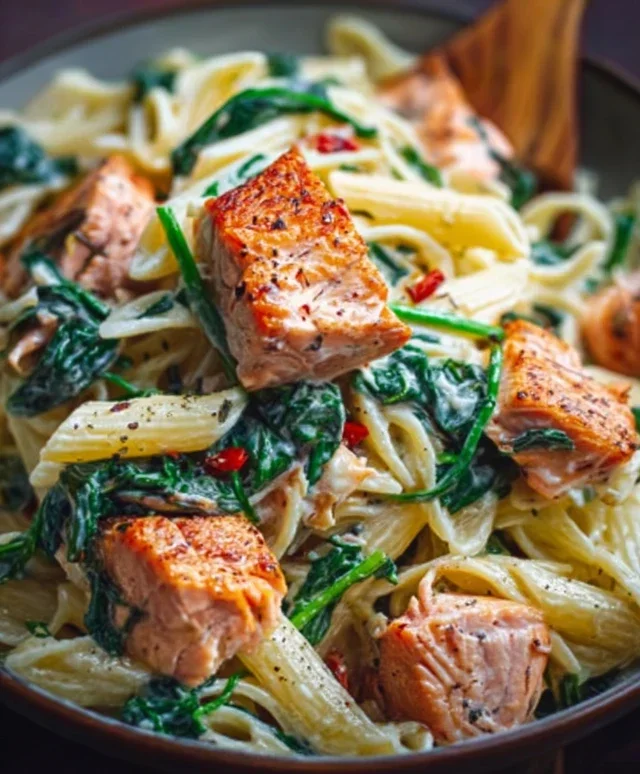 Salmon Spinach Pasta Dish: A Delicious and Nutritious Recipe to Try Today