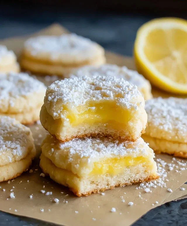 Lemon Bar Butter Cookies
