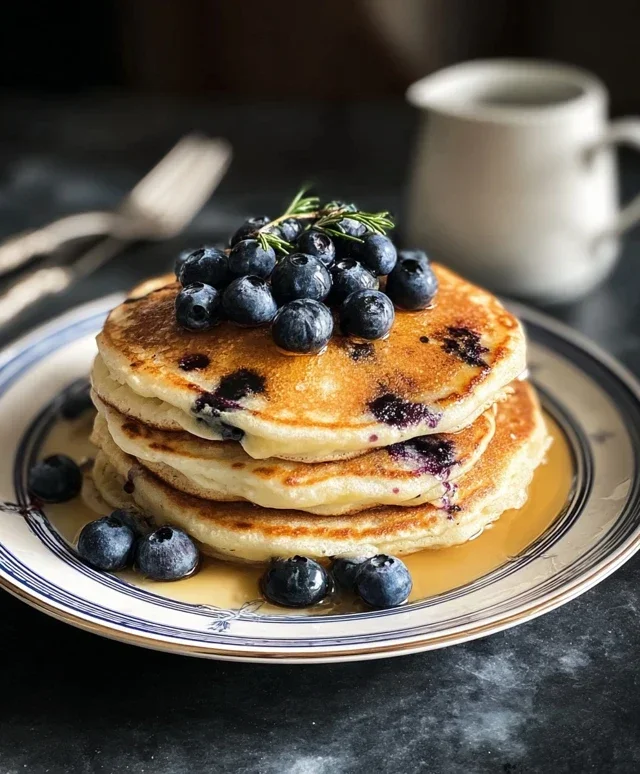 Easy Blueberry Pancake