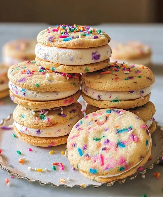 Funfetti Sandwich Cookies