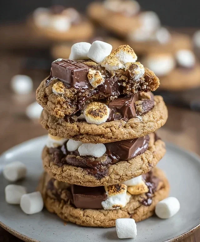Hershey's Chocolate S'mores Cookies