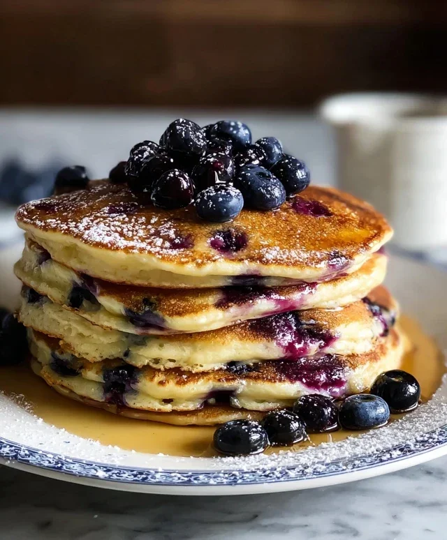 Easy Blueberry Pancake