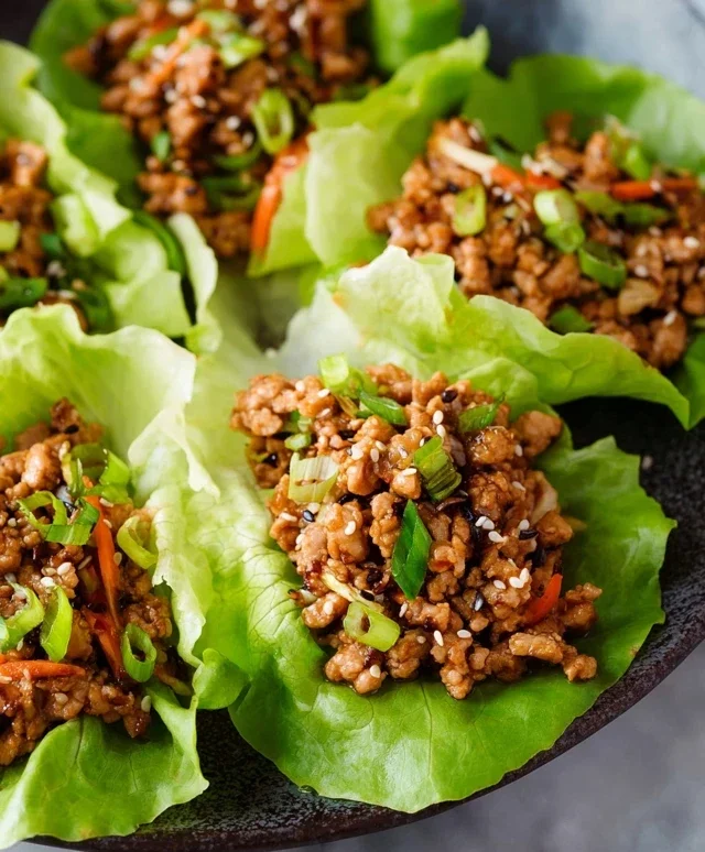 Crunchy PF Chang's Lettuce Wraps