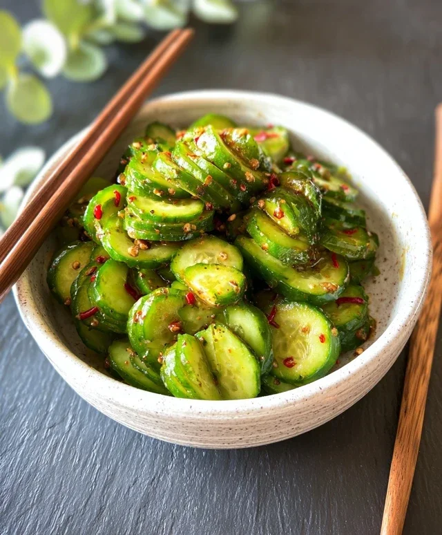 Spicy Asian Cucumber Salad