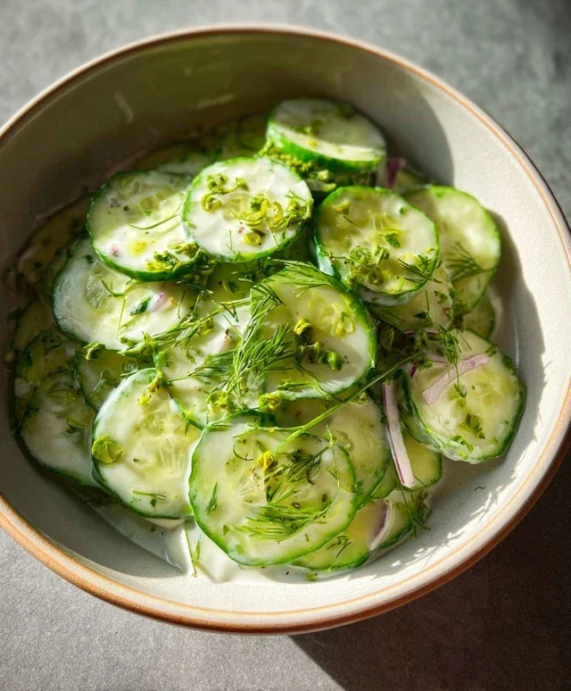 Polish Cucumber Salad