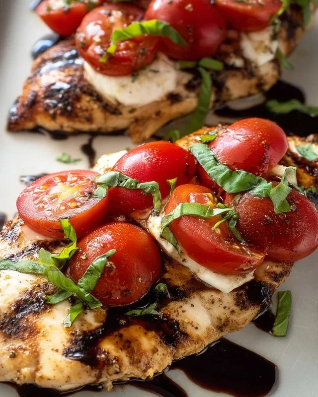 Grilled Chicken Caprese