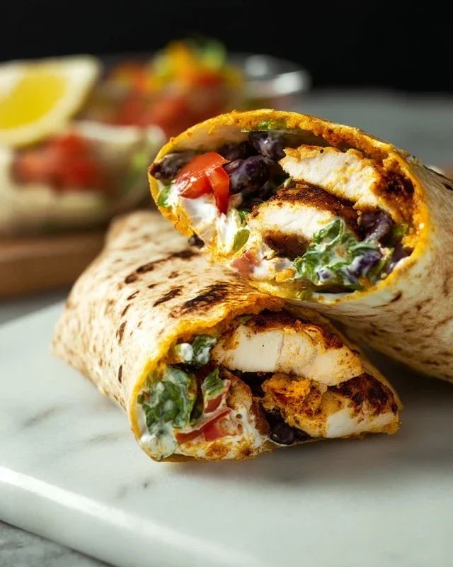 Chipotle Ranch Grilled Chicken Burrito