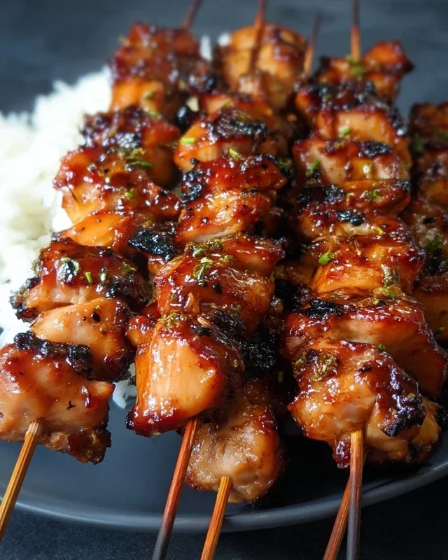 Teriyaki Chicken Skewers
