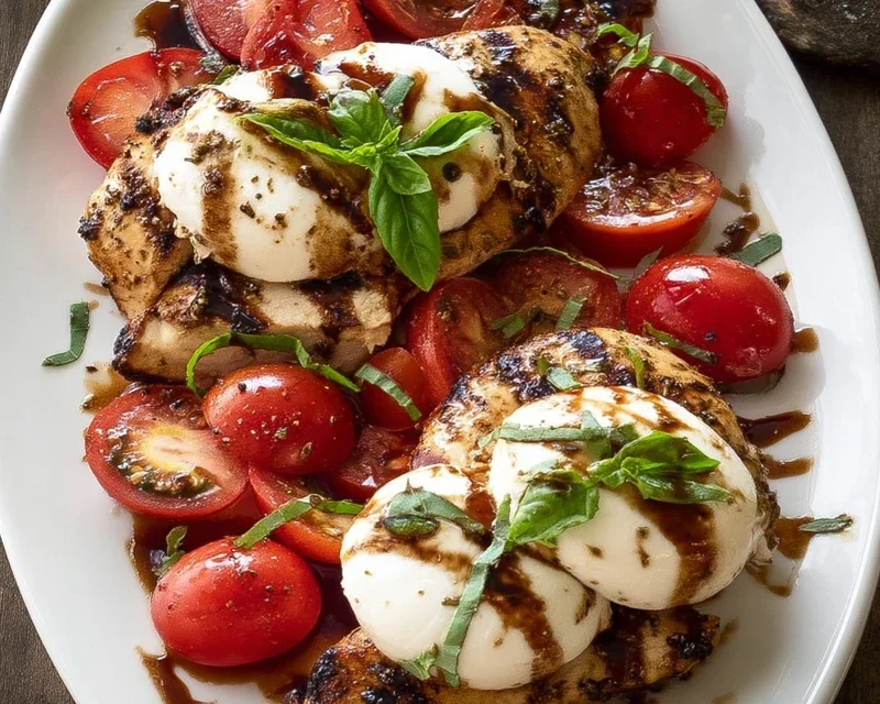 Grilled Chicken Caprese