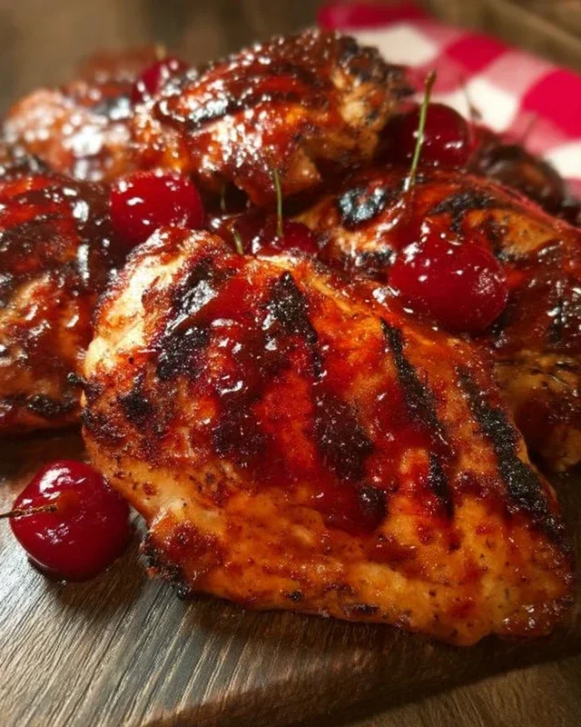 Cherry Dr. Pepper Grilled Chicken