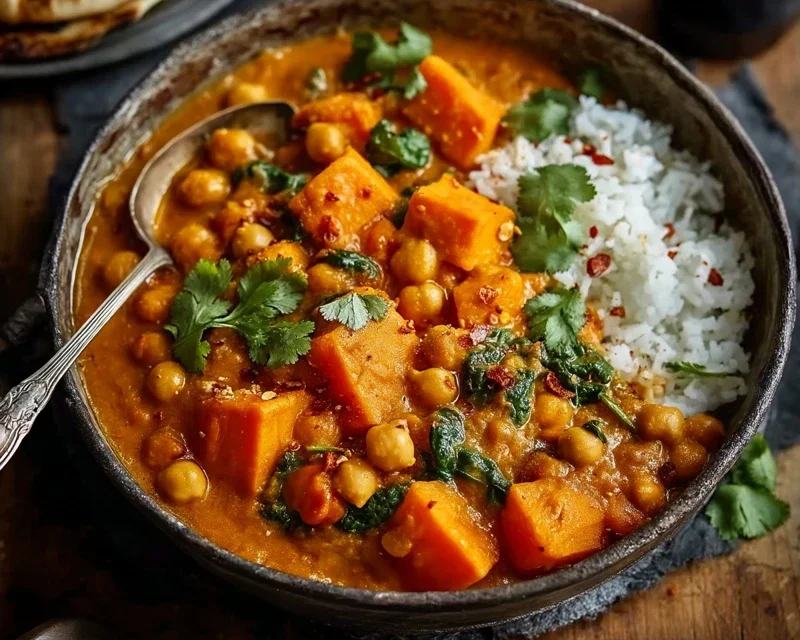 Sweet Potato and Chickpea Curry