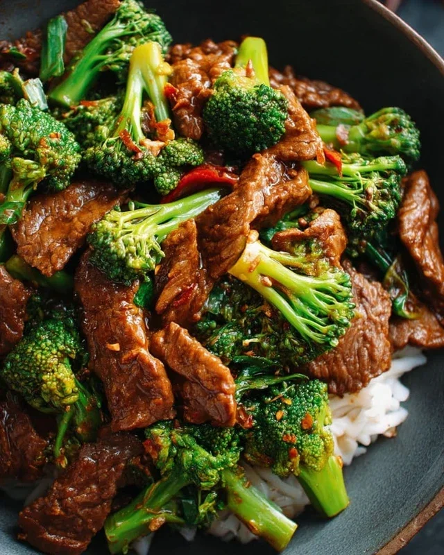 Chinese Beef and Broccoli (牛肉炒西兰花)