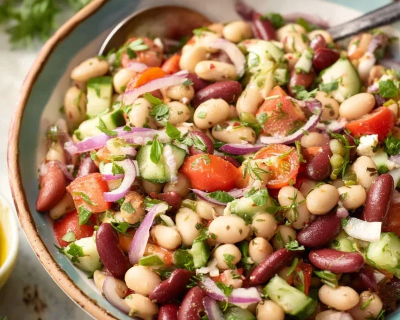 Mediterranean Bean Salad