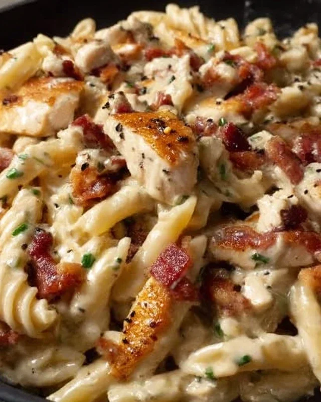 Chicken Beef Beef Bacon Ranch Pasta