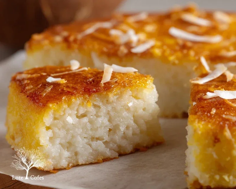 Sticky Coconut Cake