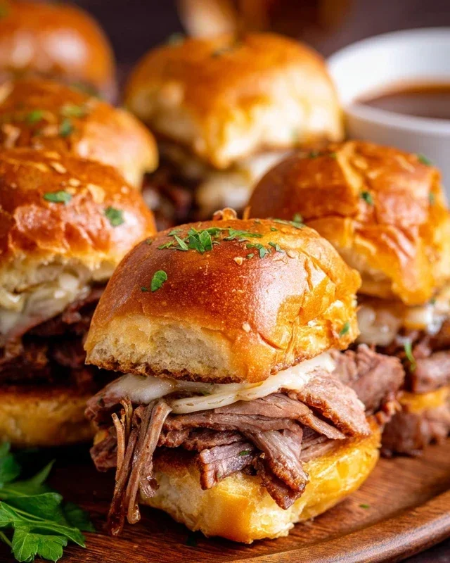 Easy French Dip Sliders Recipe
