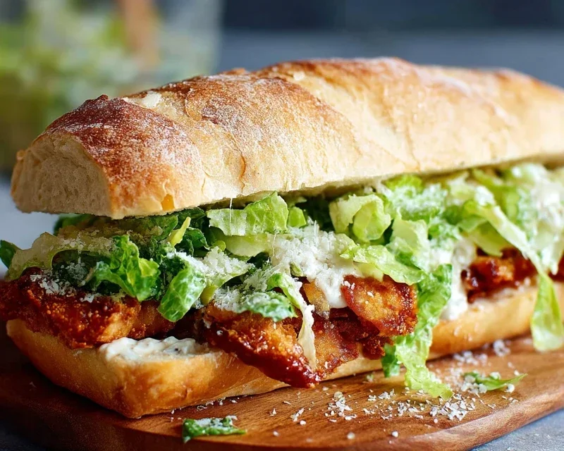 Crispy Chicken Caesar Sandwich