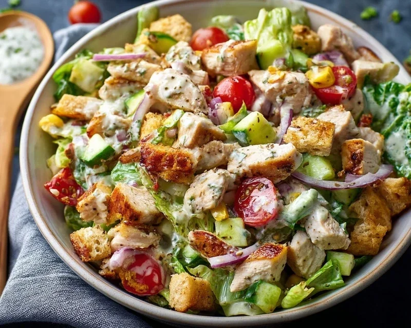 Healthy Ranch Chicken Salad