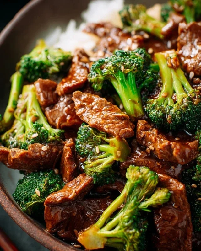 Chinese Beef and Broccoli (牛肉炒西兰花)