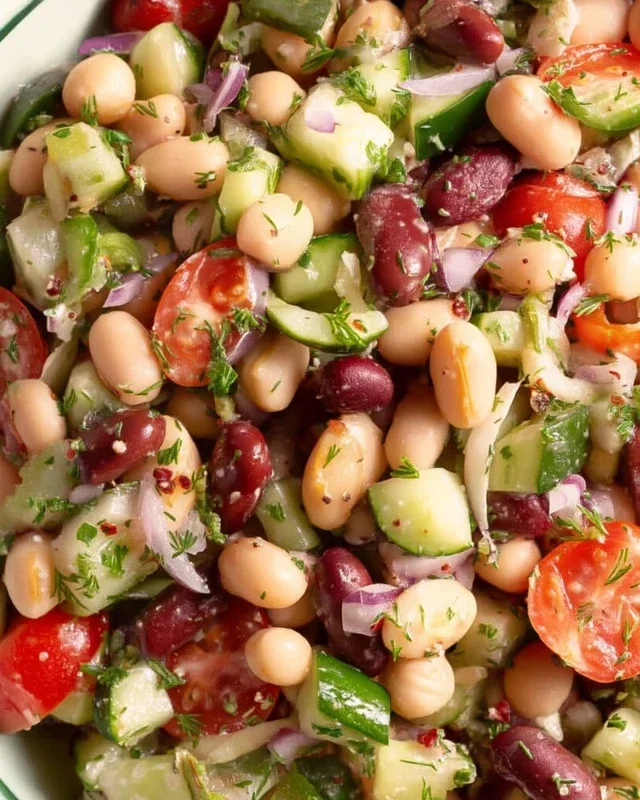 Mediterranean Bean Salad