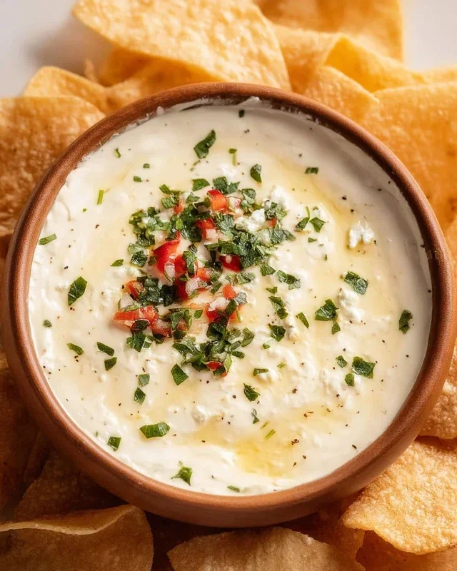 Best Mexican White Cheese Dip