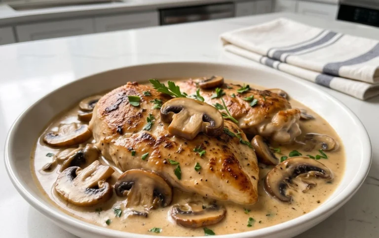 Creamy Mushroom Chicken Recipe