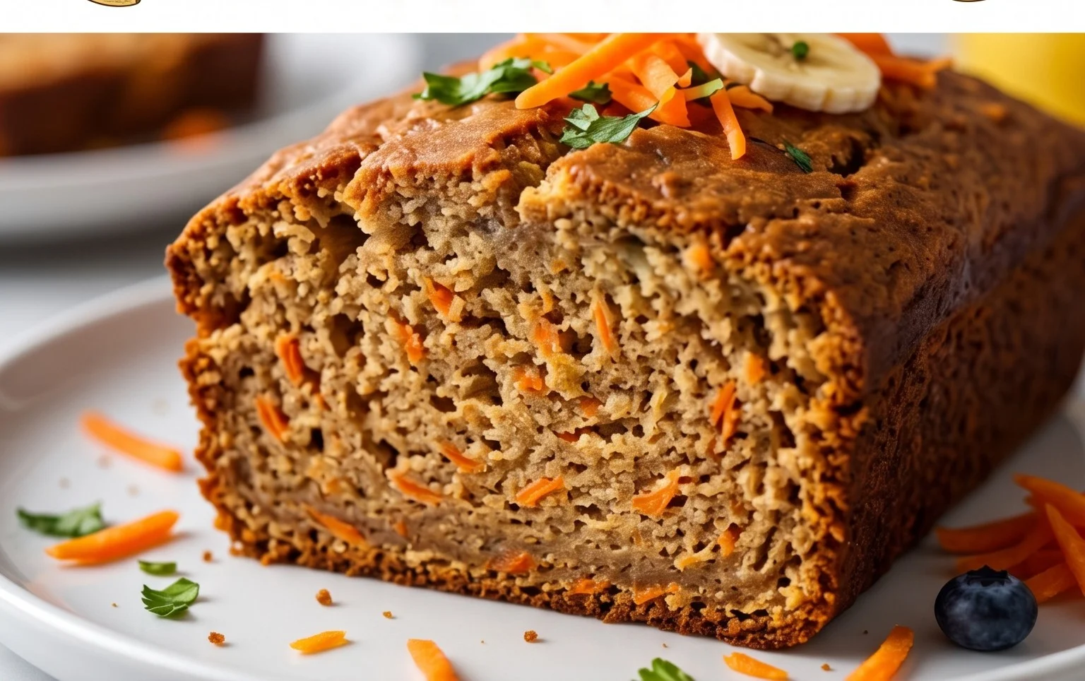 Dairy Free Carrot Cake Banana Bread