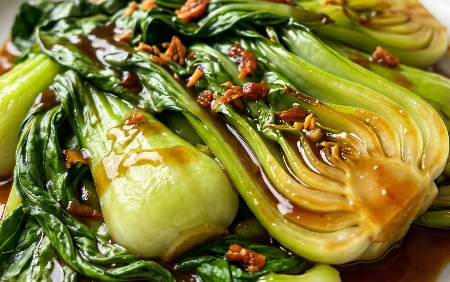 Bok Choy with Oyster Sauce