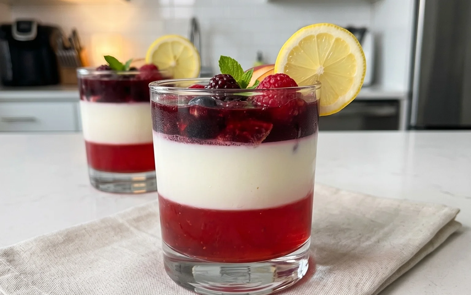 July 4th Layered Drinks Recipe