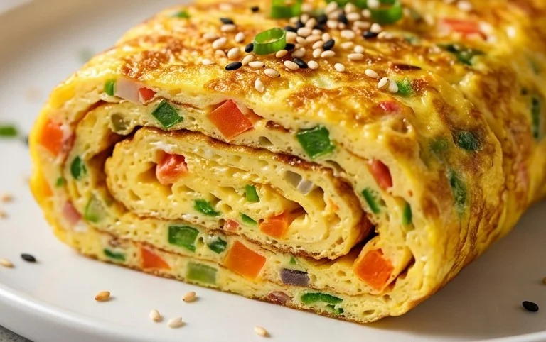 Gyeran Mari (Korean Rolled Omelette)